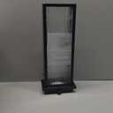 16" Black Dusk to Dawn LED Outdoor Wall Light, Large Exterior Lighting Fixture, Modern Outside Wall Mounted Porch Sconce, Waterproof Patio Lantern Lamp with Sensor, 1 Pack