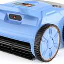 (2025 Upgraded) Pool Vacuum for Inground Pools, Cordless Robotic Pool Cleaner with Floor, Wall and Waterline Cleaning, Above & In-Ground Pools up to 2200 sq.ft, Blue