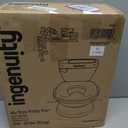 Ingenuity My Size Potty Pro 2-in-1 Potty Training Toilet, Floor Potty with Removable Potty Seat for Standard Toilets, Realistic Flushing Sound, For Toddlers Ages 18+ months, Up to 50 lb
