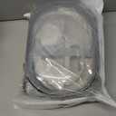 AWINNER Hard Carrying Case Compatible for Apple Vision Pro, Accessories VR Headset with Elite Strap, Ultra-Sleek Design for Travel (Transparent)