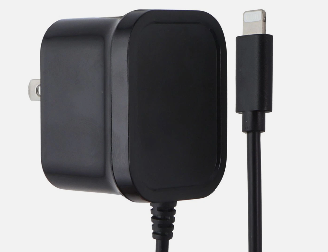 ZGEAR (12W) 8-Pin Wall Charger - Black (WC-APP8PNM2A)