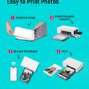 Liene M100 4x6'' Photo Printer, Phone Printer 100 Sheets & 3 Cartridges, Full-Color Photo, Portable Instant Photo Printer for iPhone Android, Thermal Dye Sublimation, Wi-Fi Picture Printer 100 Papers