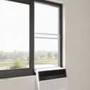 Aluminum Sliding Window Kit for Horizontal Sliding Windows, For Saddle, U-type, and Conventional Air Conditioners (AC Not Included)