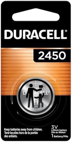 Duracell CR2450 Lithium Battery, 1 Count (Pack of 1), Coin Battery for Key Fob, Car Remote, Watch, and Other Devices, CR2450 Lithium 3 Volt (3V) Cell