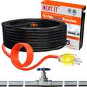 HEATIT Pipe Heating Cable - Reliable Freeze Prevention, Easy DIY Install, Durable Design for Water Pipes CSA & ETL Certified, Energy-Efficient Water Pipe Heat Cable HISD 9ft, 7w/ft, 120V