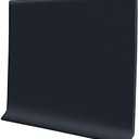 PRO FLEX Black Vinyl Wall Base Ultra Thick (1/8 inch), 6 inch X 80 ft Non Glued Wall Base Trim Durable and Flexible - Easy Install Vinyl Floor Base that Resists Scuffing and Cracking