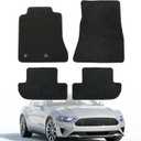 GXARTS Waterproof Car Floor Mats Carpet Full Set Fit for Ford Mustang 2015 2016 2017 2018 2019 2020 2021 2022 2023 2024 2025 | All-Weather Protection, Anti Sliding Backing
