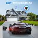 TECKNET Solar Wireless Driveway Alarm with 2600FT Long Range & 36 Melodies & 5 Volumes and Supports 4 Zones Weatherproof Motion Sensor Alarm to Protect Inside/Outside Property (1 Receiver 4 Sensor)