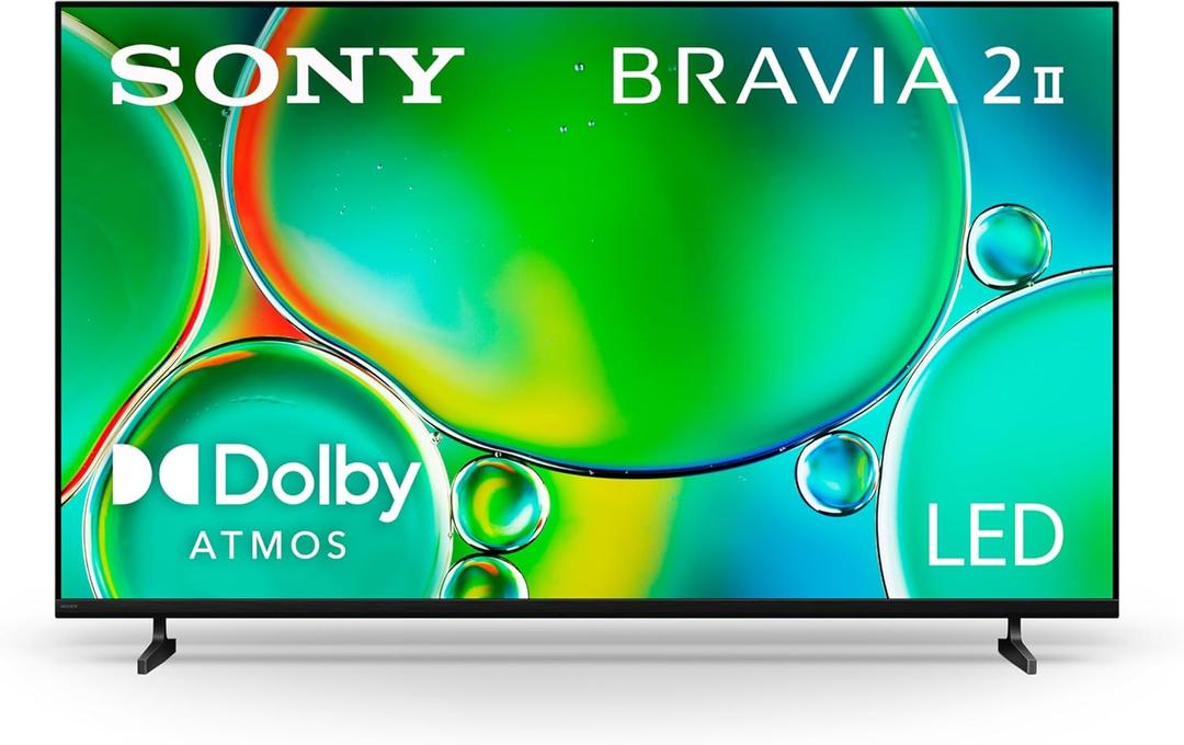 Sony BRAVIA 2 II 55 Inch 4K Ultra HD LED Smart TV with Google TV and Exclusive Features for PlayStation5 (K-55S20M2), 2025 Model