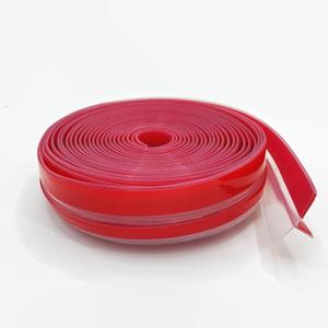 T-Shaped Silicone Seal Strip 20FT x1.38in,Clear Door Draft Stopper for Doors Windows & Shower Gaps,Self-Adhesive Weather Stripping