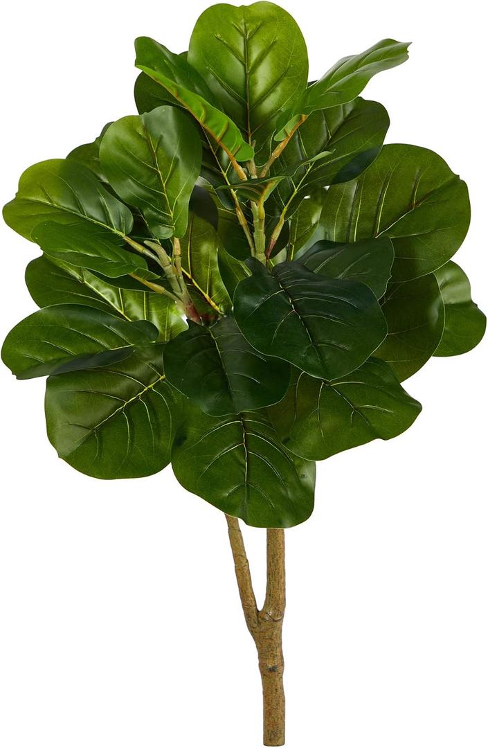 Nearly Natural 2.5ft. Fiddle Leaf Fig Artificial Tree (No Pot)
