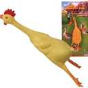 Schylling Rubber Chicken 7.5 Inch Stretchy Toy