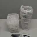 12 Packs Slatwall Accessories,Includes 6 Packs of Slatwall Boxes and 6 Packs of Slatwall Cups,Slatwall Containers Storage Organizer for Craft Garage Tool Storage Room Panel (Transparent)