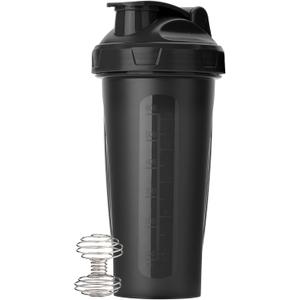 Mr. Pen- Shaker Bottles for Protein Mixes, 28 oz, Shaker Bottle with Wire Whisk Ball, Protein Shaker Bottle, Shaker Cup, Protein Shaker, Protein Shake Bottle, Bottle Shaker, Shake Bottle (1 Pack, Black)