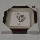 10"x10" Framed Tile - Vintage Floral Yellow Dandelion Flowers Botanical Art Illustration Vintage Art