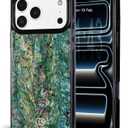 COCOMII Rectangle Case for iPhone 17 Pro, Compatible with MagSafe, Aurora Abalone Shell