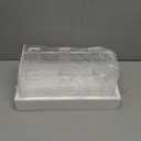 Marsui 3 Tier Rotating Sticker Display Stand, 4 Sided Sticker Holder, 360 Rotating No Assembly Required Clear Acrylic for Christmas Stickers, Greeting Card, Postcard(12.6 x 5.9 x 5.9 Inches)