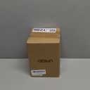 Cesun Mini Desktop Trash Can with Swing Lid, 0.4 Gallon Small Desk Trash Can, Countertop Wastebasket, Modern Tiny Tabletop Bin for Home Office, Makeup Area, or Car Interior (Black)