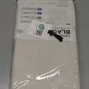 100% Blackout Shield Linen Blackout Curtains for Bedroom 108 Inches Long, Back Tab/Rod Pocket Living Room Drapes, Thermal Insulated Blackout Curtains 2 Panels Set, 50" W x 108" L,Cream