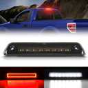 SUPAREE LED Third Brake Light Smoked Lens Fit for 2009 2010 2011 2012 2013 2014 Ford F150, 3rd Brake Light Assembly Roof White Cargo Light Red High Mount Lamp