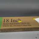 MAF 18 Inch Twin XL Bed Frames with Round Corner Leg Mattress Slide Stopper