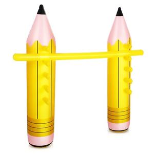 Jenaai Inflatable Pencil Limbo Game for Kids Back to School Limbo Stick Limbo Pole Fun Inflatable Pencil Decoration Giant Prop Birthday Party Games for Kids School Student Classroom Home Decor