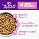 Wellness Complete Health Kitten Dry Cat Food, Natural, Wholesome Grains Kibble, Turkey, Turkey Meal and Chicken Recipe, 5 lb Bag (EXP 03/31/26)