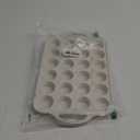 Mini Cupcake Pans, Metal Reinforced Frame Silicone Mini Muffin Pan Nonstick 24 Cups Easy to Handle for Baking Muffins, Cupcakes, Egg Bites 1 Pack (Creamy Confetti)