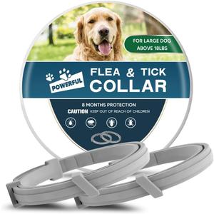 Collar for Dogs, Dogs Collar, 8 Months Protection, Adjustable Safe Dog Collars, Naturally, Effectively-2 Count