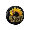 Spare Tire Cover Butterfly and Sunflower She is Sunshine Wheel Protectors Waterproof Dust-Proof Wheel Covers Universal Fit for SUV Truck Trailer RV Camper Travel Trailers 17 inch
