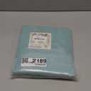 H.VERSAILTEX Linen Curtains Nickel Grommet Natural Linen Semi-Sheer Curtains 2 Panels Privacy Added Premium Soft Rich Material Drapes for Bedroom/Livingroom - 52x63 - Inch - Sea Mist