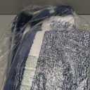 OLANLY Bathroom Rugs 70x24, Extra Soft and Absorbent Microfiber Bath Mat, Non-Slip, Machine Washable, Quick Dry Shaggy Bath Carpet, Suitable for Bathroom Floor, Tub, Shower (Long, Navy)