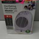 Optimus H-1382 Portable Oscillating Fan Heater with Thermostat