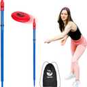 ropoda Outdoor Games - Upgraded Flying Disc Game Set,Pro, Portable Disc Toss Game for Lawn and Beach Games with Thicker Pole (Polish Horseshoes)-Pro