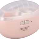 Electric Nail Clipper, Electric Nail Trimmer with Nail File, Mini Quiet Fingernail Trimmer with LED Light & 2 Speeds, Rechargeable Automatic Nail Clipper for Kids, Adult, Seniors (Pink)