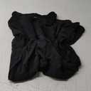 BTFBM 2025 Summer One Shoulder Dresses for Women Casual Sleeveless High Waist Floral Flowy Smocked Boho Beach Maxi Dress (Solid Black) XL