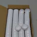 50 Pcs Easter Eggs White Blank Plastic Eggs, Paintable DIY Creative Decoration Eggs for Party Favors, Artificial Fake Eggs for Easter Hunts Basket Fillers Easter Gift (Easter Eggs)