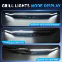Sequential LED Middle Grille Light For 2025-2026 Toyota Camry SE/XSE, with Starting Animation, Dynamic Turn Signal,White Daytime Running Lights, Front Driving Hood Light