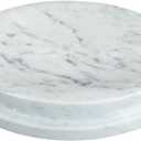 Oval Natural Marble Soap Dish, Carrara White Stone Jewelry Dish 5 Inch, Bathroom Shower Soap Holder, Modern Sponge Holder, Bar Soap Saver Tray, Kitchen, Easy to Clean