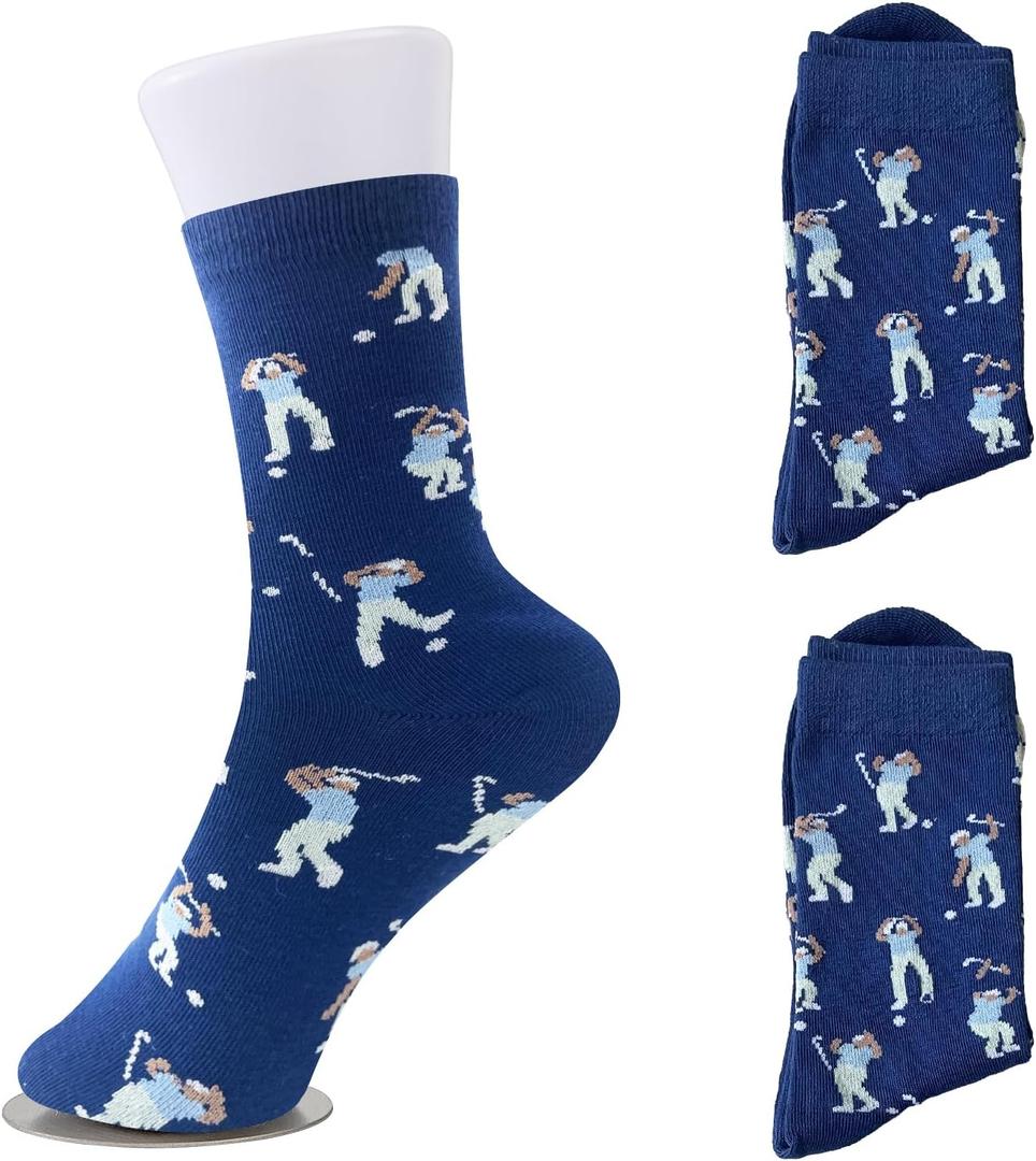 2 Pairs Golf Socks For MenFunny Golf Gifts For Men