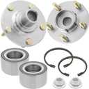 [2-Pack] 518519 - Front Driver or Passenger Side Wheel Hub Bearing Repair Kit Assembly Compatible with 2010-2013 Ford Transit Connect