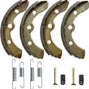 Golf Cart Club Car Brake Shoes Pads with Spring Kit for Club Car DS & Precedent 1995-Up, Golf Cart Replace OEM#1018232-01, 1018163-01