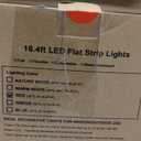 LED Rope Lights, 16.4 Feet Red Flat Flexible Strip Light, Plug in Novelty Lighting, Connectable and Waterproof for Home Christmas Holiday Garden Patio Party Decoration