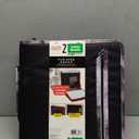Five Star Zipper Binder, 2 Inch 3-Ring Binder for School, 530 Sheet Capacity, 3 Removable Tabbed File Folders, Black (29036IT8)