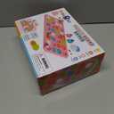 Logic Road Builder Games Toys: STEM Toys for 4 Year Old Kids, Montessori Board Game Brain Teaser Puzzles Preschool Learning Activities Educational Toy for Toddler Ages 3 5 6 7 8-12 Gifts(Pink 32PCS)