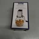 RSVP International Endurance Vintage Inspired Nut Grinder, 1.25 Cup Capacity, Glass Bottom