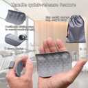 Upgrade Rypt Grip Gym Hand Grip Weight Lifting Grip for Men and Women Anti- Slip Workout Grips-Soft Silicone Hand Palm Protector Gloves for Weight lifting Push-Ups Gym Training and Exercise-Grey.