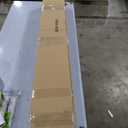 60" Floating Mantel Shelf - Modern White Fireplace Mantel with Matte Lacquer Finish for Living Room Elegance (60", White)