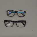 BLUEMOKY Blue Light Reading Glasses for MenSport Square Frame Readers, Anti Glare Computer Glasses (03 Black & Tortoise)