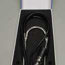 HCS Black Stethoscope, Classic Lightweight - Medical, Dual Head Stethoscopes for Nurses, Nursing School, Student Essentials, Work, Home - 22 inch Tubing